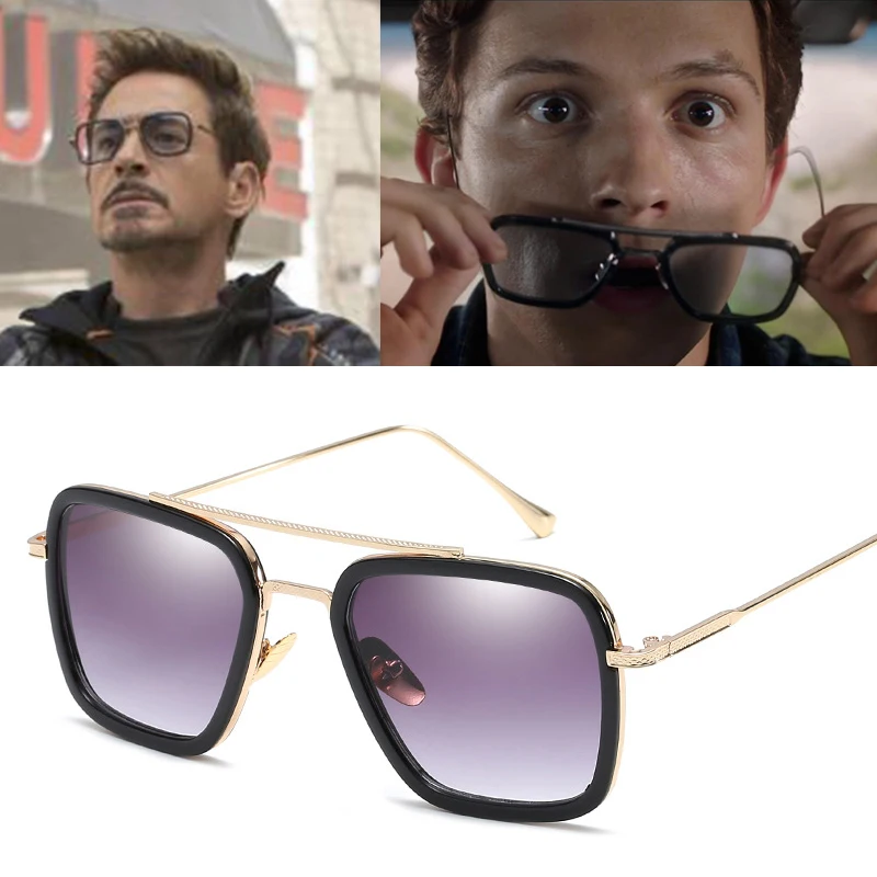 Spider-Man Far From Home cosplay Peter Parker SpiderMan Tony Stark Sunglasses Iron Man Glasses Superhero Sun Glasses Men
Spider-Man Far From Home cosplay Peter Parker SpiderMan Tony Stark Sunglasses Iron Man Glasses Superhero Sun Glasses Men
