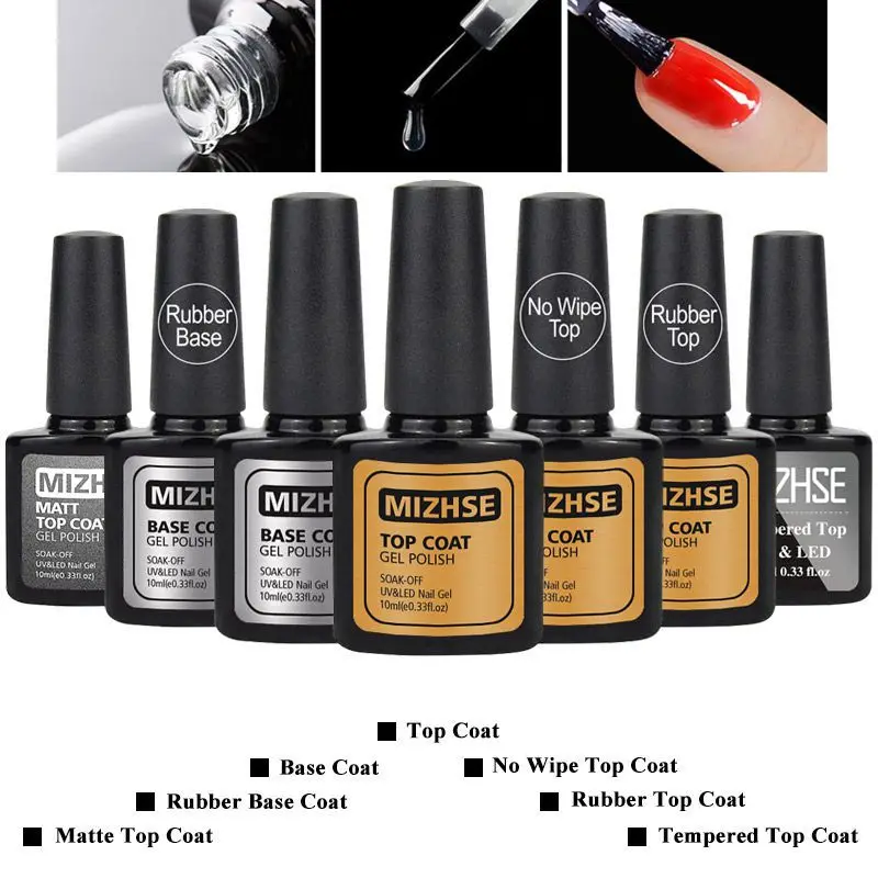 MIZHSE 7pcs No Wipe Top Matte Nail Polish Nails Design Topcoat Nageldesign Rubber Gel UV Lacquer Top Without An Adhesive Layer
MIZHSE 7pcs No Wipe Top Matte Nail Polish Nails Design Topcoat Nageldesign Rubber Gel UV Lacquer Top Without An Adhesive Layer