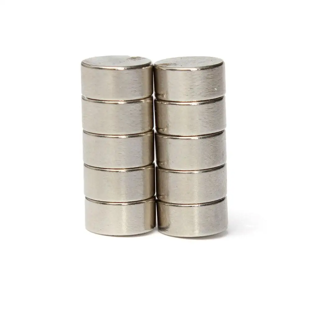 10Pcs 10x5mm N50 Super Powerful Strong Round Blocks Rare Earth Neodymium Fridge Magnets new
10Pcs 10x5mm N50 Super Powerful Strong Round Blocks Rare Earth Neodymium Fridge Magnets new
