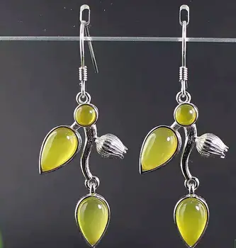 Natural Yellow Agate Beads S925 sterling silver inlay Gemstone beads earrings for women gifts Drop shipping
Natural Yellow Agate Beads S925 sterling silver inlay Gemstone beads earrings for women gifts Drop shipping