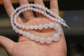 Free shipping 4-14mm Ice kind of white chalcedony Indonesia Necklace 16.8" AAA
Free shipping 4-14mm Ice kind of white chalcedony Indonesia Necklace 16.8" AAA