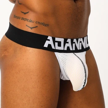 Gay Mens Men Underwear Sexy Thongs Mesh Cotton Mens Jockstrap Briefs Man G String Thongs Men's Underpants Lingerie AD152
Gay Mens Men Underwear Sexy Thongs Mesh Cotton Mens Jockstrap Briefs Man G String Thongs Men's Underpants Lingerie AD152