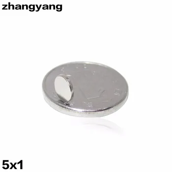 ZHANGYANG 1000pcs/lot 5mm x 1mm Powerful Round Cylinder Neodymium Industrial Magnet 5*1 5x1 Art Craft Connection
ZHANGYANG 1000pcs/lot 5mm x 1mm Powerful Round Cylinder Neodymium Industrial Magnet 5*1 5x1 Art Craft Connection