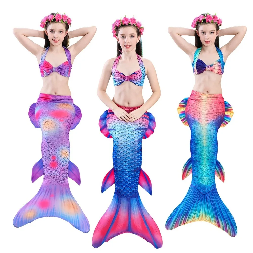 2019 Hot 4-14y Mermaid Tails Cosplay Costumes for Kids Swimming Costume with Monofin Tail Mermaid Swimsuit Girls Children Swim
2019 Hot 4-14y Mermaid Tails Cosplay Costumes for Kids Swimming Costume with Monofin Tail Mermaid Swimsuit Girls Children Swim