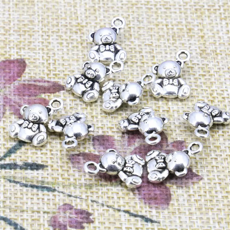 5PCS Copper Bear-Shaped Lucky DIY Loose Finding Pendant Accessories New Jewelry Making Design Women Gifts Crafts Metal 10x15mm
5PCS Copper Bear-Shaped Lucky DIY Loose Finding Pendant Accessories New Jewelry Making Design Women Gifts Crafts Metal 10x15mm
