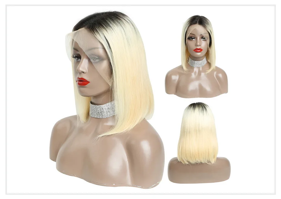 1B 613 Lace Front Human Hair Wig (1)