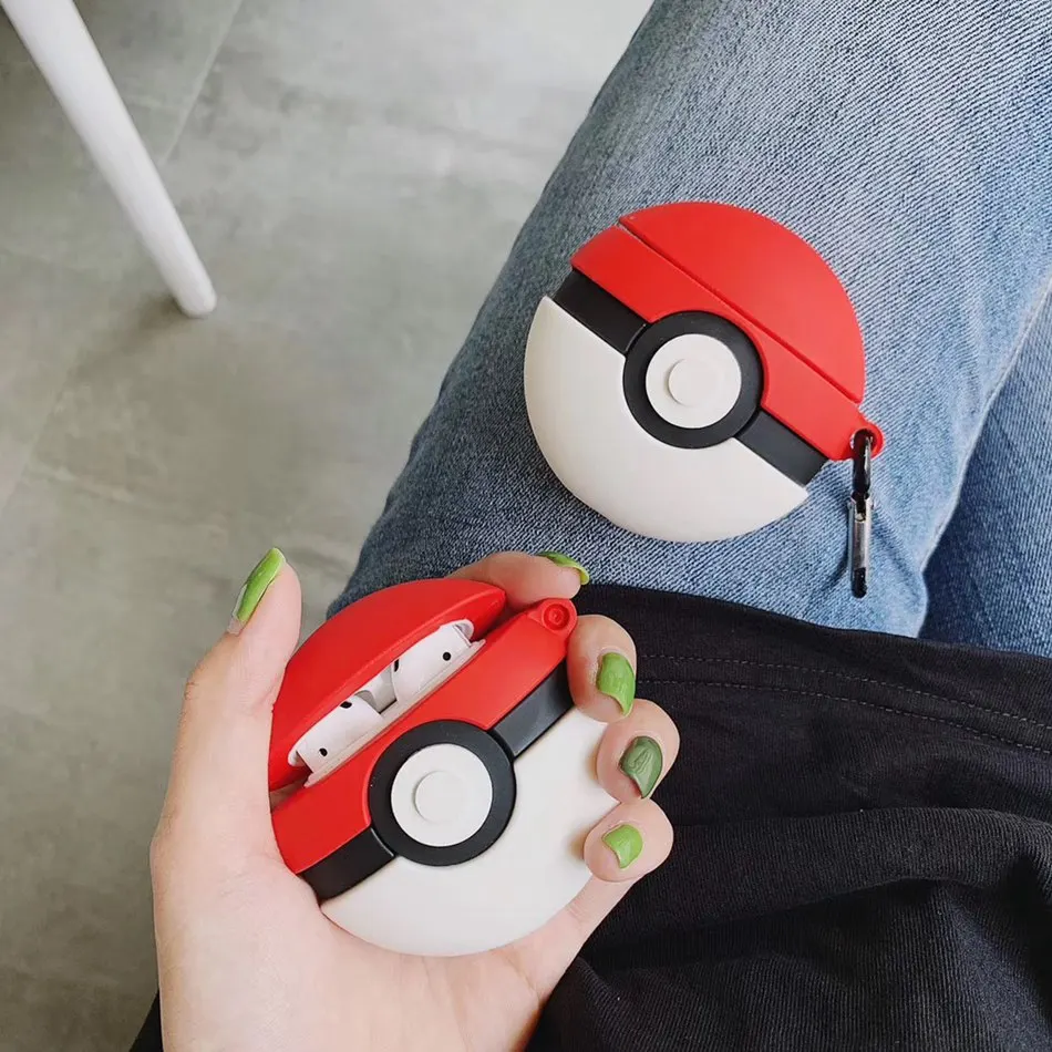 3D Silicone Earphone Case For AirPods Case Cute Japan Cartoon ball For Apple Air Pods Protect Cover For Earpods Case Ring Strap
3D Silicone Earphone Case For AirPods Case Cute Japan Cartoon ball For Apple Air Pods Protect Cover For Earpods Case Ring Strap