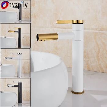 Single Handle Swivel Hot&Cold Water Bathroom Faucet Basin Faucet ORB White Painting Mix Tap Roatable Faucet torneira
Single Handle Swivel Hot&Cold Water Bathroom Faucet Basin Faucet ORB White Painting Mix Tap Roatable Faucet torneira