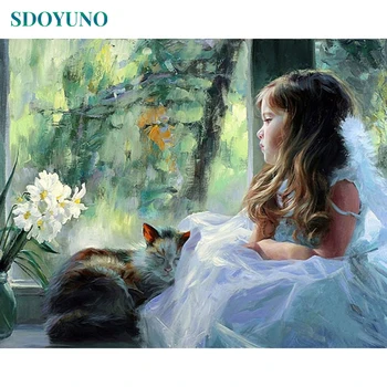 SDOYUNO Frame DIY Painting By Numbers Kits Girls Figure Painting Modern Wall Art Acrylic Paint On Canvas For Home Wall Artwork
SDOYUNO Frame DIY Painting By Numbers Kits Girls Figure Painting Modern Wall Art Acrylic Paint On Canvas For Home Wall Artwork