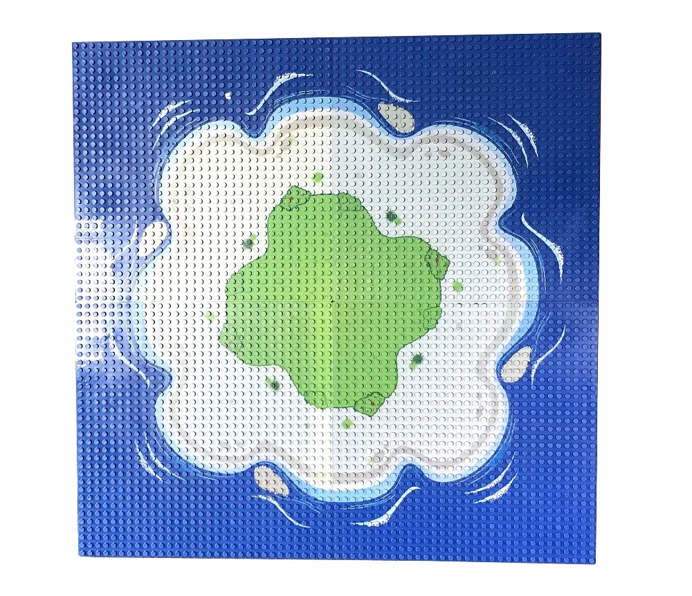 32x32 dots 10"x10" Base plate Island print Sandy beach Pattern Compatible with major brand building bricks blocks
32x32 dots 10"x10" Base plate Island print Sandy beach Pattern Compatible with major brand building bricks blocks