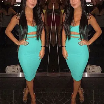 Fashion Summer Women Sexy Dress Strap Solid Color Backless Sleeveless Waist Hollow Party Bodycon Dresse HSJ88
Fashion Summer Women Sexy Dress Strap Solid Color Backless Sleeveless Waist Hollow Party Bodycon Dresse HSJ88