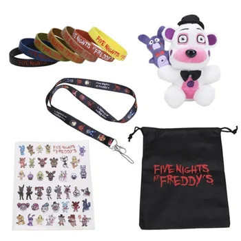 Five Nights At Freddy's Sister Location Sticker Lanyard FNAF Plush Baby Ballora Ennard Funtime Freddy Foxy Plush Doll Toys
Five Nights At Freddy's Sister Location Sticker Lanyard FNAF Plush Baby Ballora Ennard Funtime Freddy Foxy Plush Doll Toys