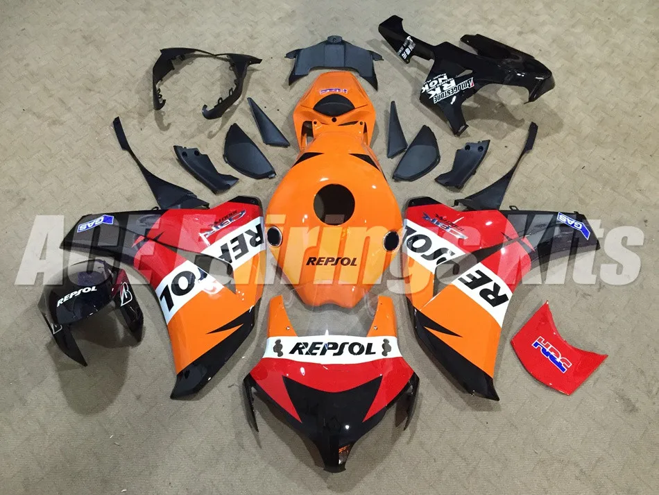 (Injection molding) New ABS Full Fairing Kit Fit For Honda CBR1000RR 08-11 2008 2009 2010 2011 CBR1000 Fairings set repsol HRC
(Injection molding) New ABS Full Fairing Kit Fit For Honda CBR1000RR 08-11 2008 2009 2010 2011 CBR1000 Fairings set repsol HRC