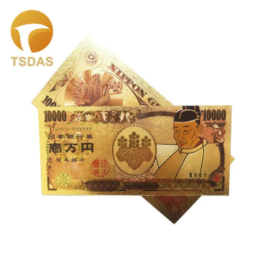 24k Gold Banknote Japan 10000 Yen Colorful Japan Banknotes 1pc As Collections Gift
24k Gold Banknote Japan 10000 Yen Colorful Japan Banknotes 1pc As Collections Gift