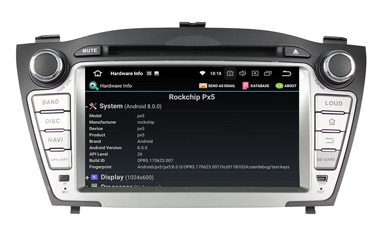 hyundai ix35 android 8.0 head unit DVD Player 2