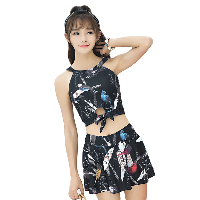2019 Tankini Set High Neck Black Swimwear Women Two Pieces Swimsuit Attached Pant Comfortable Swim Wear Beach Girls
2019 Tankini Set High Neck Black Swimwear Women Two Pieces Swimsuit Attached Pant Comfortable Swim Wear Beach Girls