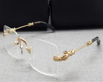 High Quality Unisex Fashion Rimless Alloy Retro Square Eyewear Frame Silver Gold Optical Myopia Spectacle Eyeglasses
High Quality Unisex Fashion Rimless Alloy Retro Square Eyewear Frame Silver Gold Optical Myopia Spectacle Eyeglasses