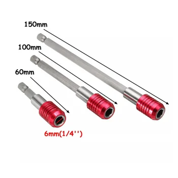 3pcs Stainless Steel 1/4 Inch Hex Screwdriver Quick Self Lock Hex Extension Holder
3pcs Stainless Steel 1/4 Inch Hex Screwdriver Quick Self Lock Hex Extension Holder