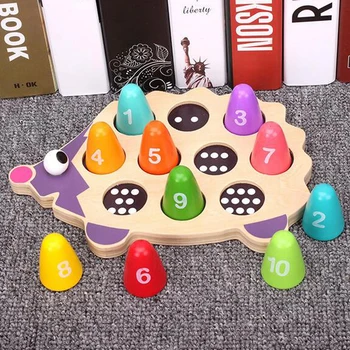 Cartoon Colorful Hedgehog Math Toy Educational Wooden Montessori Toys Matching Numerals Infant Baby Birthday Gift
Cartoon Colorful Hedgehog Math Toy Educational Wooden Montessori Toys Matching Numerals Infant Baby Birthday Gift