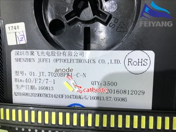 500PCS XIASONGXIN LIGHT FOR JUFEI LED Backlight 7020 3V 54LM Cool white LCD Backlight for TV TV Application 01.JT.7020BPW1-C-N
500PCS XIASONGXIN LIGHT FOR JUFEI LED Backlight 7020 3V 54LM Cool white LCD Backlight for TV TV Application 01.JT.7020BPW1-C-N