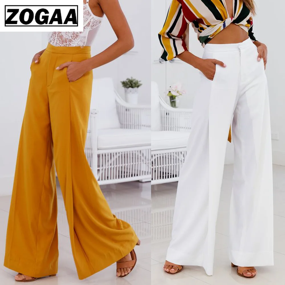 Women Wide Leg Pants White Yellow Tracksuit Crop Pants High Waist Spaghetti Strap Zipper Sexy Casual Pant for Fashion Ladies
Women Wide Leg Pants White Yellow Tracksuit Crop Pants High Waist Spaghetti Strap Zipper Sexy Casual Pant for Fashion Ladies