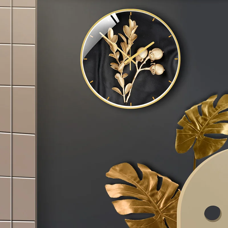 Small fresh creative home life wall clock modern art creative quiet silent fashion timepiece tuhao gold frame mounting fashiO291
Small fresh creative home life wall clock modern art creative quiet silent fashion timepiece tuhao gold frame mounting fashiO291
