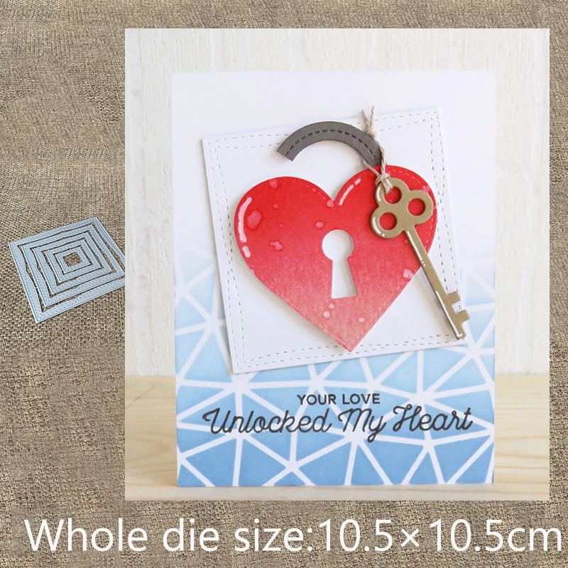 New Design Craft Metal Cutting Die die cuts 5pcs square frame decoration scrapbook Album Paper Card Craft Embossing die cuts
New Design Craft Metal Cutting Die die cuts 5pcs square frame decoration scrapbook Album Paper Card Craft Embossing die cuts