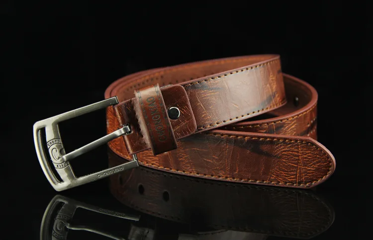 Men's Denim Casual Belt Hollow Rivet Punk Style Wide Belt for New Fashion Strap Male High Quality Jeans PU Leather Belt Men's Denim Casual Belt Hollow Rivet Punk Style Wide Belt for New Fashion Strap Male High Quality Jeans PU Leather Belt