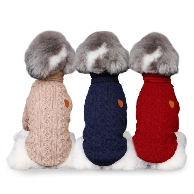Pet Spring Autumn Knitted Coats Bottoming Shirt for Dogs Puppy Breathable High Collar Sweater Coat
Pet Spring Autumn Knitted Coats Bottoming Shirt for Dogs Puppy Breathable High Collar Sweater Coat