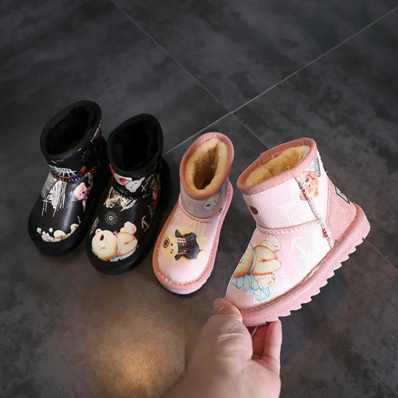 Children Snow Boots Winter New Non-slip Warm Cotton Shoes Cartoon Casual Shoes Fashion Baby Toddler Girl Boots
Children Snow Boots Winter New Non-slip Warm Cotton Shoes Cartoon Casual Shoes Fashion Baby Toddler Girl Boots