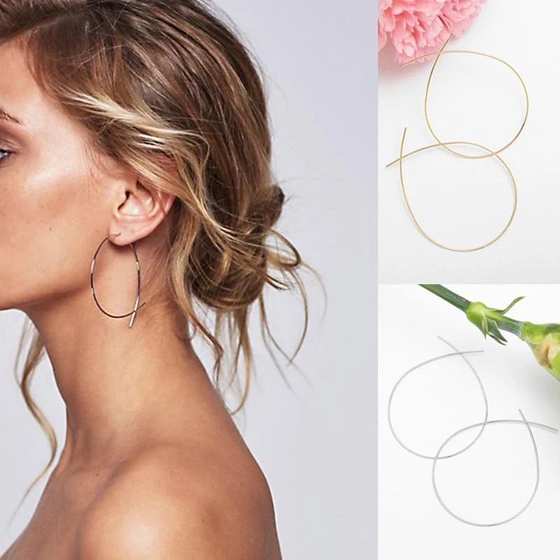 Gold Hoop Earrings 925 Silver Gold Filled Handmade Jewelry Customize Orecchini Pendientes Earrings for Women Brincos Oorbellen
Gold Hoop Earrings 925 Silver Gold Filled Handmade Jewelry Customize Orecchini Pendientes Earrings for Women Brincos Oorbellen