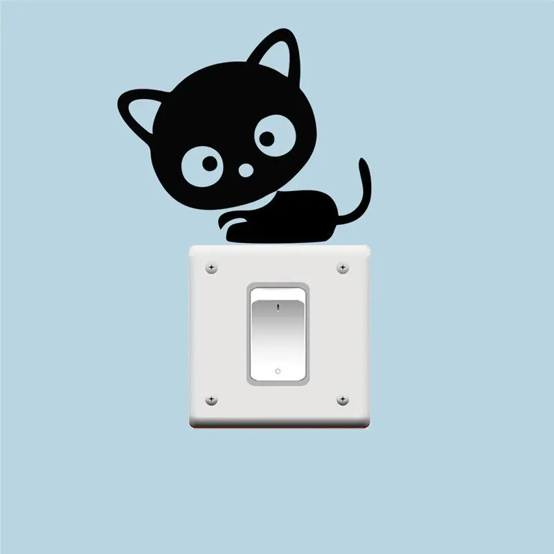 Cartoon Cat with Large Head Switch Stickers Kids Room Decoration Cat Cat Switch Vinyl Decal Light Switch Wall Art AZ007
Cartoon Cat with Large Head Switch Stickers Kids Room Decoration Cat Cat Switch Vinyl Decal Light Switch Wall Art AZ007