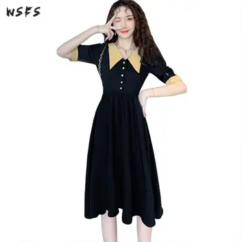 Summer Dress Short Sleeve Black Women Dresses Long Ladies Long Cotton Vintage Casual Elegant Bodycon Bandage Shirt Midi Sundress
Summer Dress Short Sleeve Black Women Dresses Long Ladies Long Cotton Vintage Casual Elegant Bodycon Bandage Shirt Midi Sundress