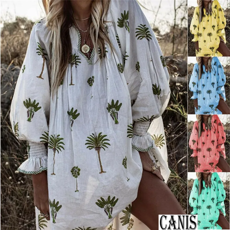 UK New Women Long Sleeve Boho Print Dress Party Casual Linen Kaftan Loose Long Dress
UK New Women Long Sleeve Boho Print Dress Party Casual Linen Kaftan Loose Long Dress