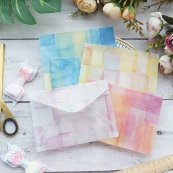 10*15cm 4pcs summer colorful Ice block design envelop as postcard message card invitation envelop transparent paper
10*15cm 4pcs summer colorful Ice block design envelop as postcard message card invitation envelop transparent paper