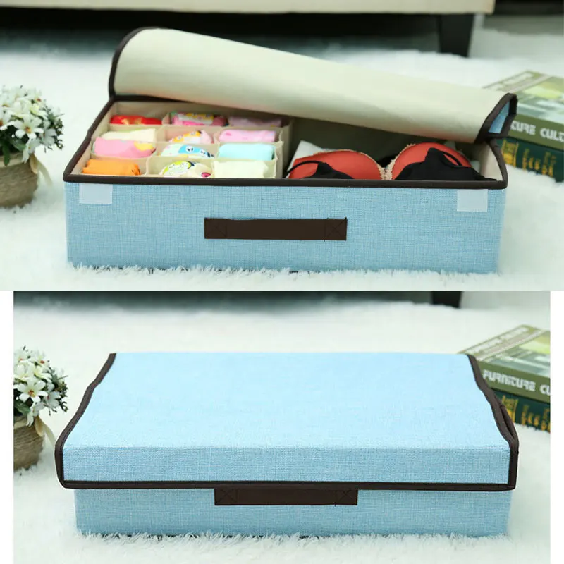 2 in 1 Underwear Socks Storage Box for Home Organizer Bag Bra Lingerie Ties Drawer Divider Lidded Closet Boxes 756D
2 in 1 Underwear Socks Storage Box for Home Organizer Bag Bra Lingerie Ties Drawer Divider Lidded Closet Boxes 756D