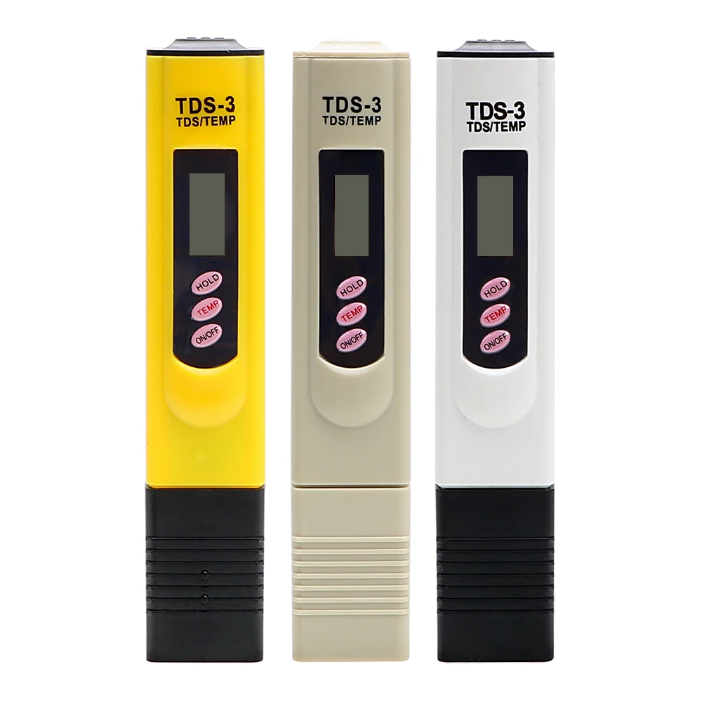 NICEYARD 0-9999 PPM Water Meter Quality Testing Pen TEMP/PPM LCD Digital PH TDS Meter Tester Water Purity Filter Measuring Tools
NICEYARD 0-9999 PPM Water Meter Quality Testing Pen TEMP/PPM LCD Digital PH TDS Meter Tester Water Purity Filter Measuring Tools