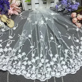 Wholesale Factory Price 15Yards 35CM Width White Lace Trim Embroidery Wide Mesh Lace Trim for Wedding Dress LSHB530
Wholesale Factory Price 15Yards 35CM Width White Lace Trim Embroidery Wide Mesh Lace Trim for Wedding Dress LSHB530