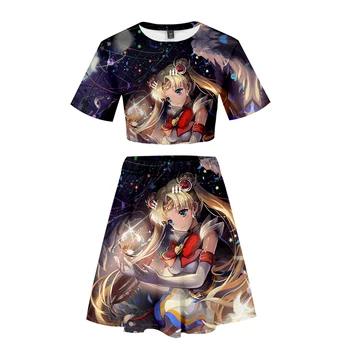 Sailor moon 3D print Summer Women casual Two Pieces Sets Sexy Short Skirt And T-shirts Clothes 2019 Hot Sale Kpops Sets size XXL
Sailor moon 3D print Summer Women casual Two Pieces Sets Sexy Short Skirt And T-shirts Clothes 2019 Hot Sale Kpops Sets size XXL