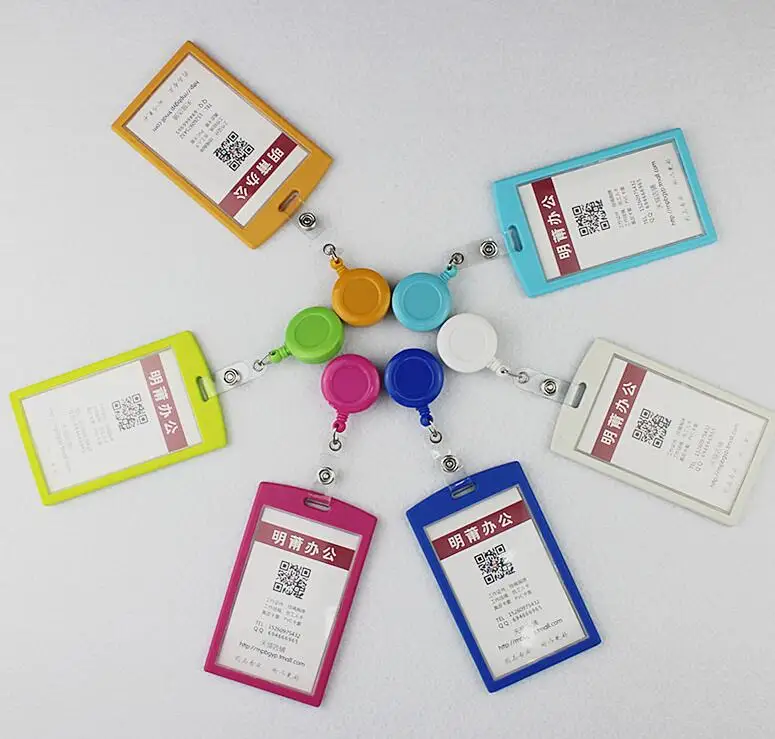 10pcs/lot Fashion Candy Color Retractable Reel For Student Office Bus ID Card Badge Holder Vertical Style Stationery
10pcs/lot Fashion Candy Color Retractable Reel For Student Office Bus ID Card Badge Holder Vertical Style Stationery