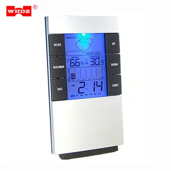 Digital Hygrometer Thermometer Temperature Humidity Meter Weather Station LCD Display with Backlight Time Clock Smart Snooze
Digital Hygrometer Thermometer Temperature Humidity Meter Weather Station LCD Display with Backlight Time Clock Smart Snooze