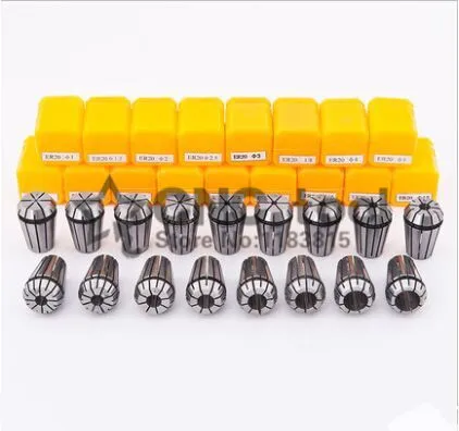 24PCS for Choose ER ER40 3-26MM Collet Chuck for Spindle Motor Engraving/Grinding/Milling/Boring/Drilling/Tapping
24PCS for Choose ER ER40 3-26MM Collet Chuck for Spindle Motor Engraving/Grinding/Milling/Boring/Drilling/Tapping