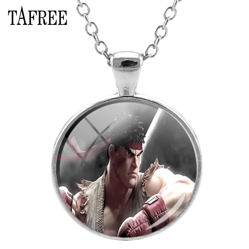 TAFREE Game Street Fighter Picture Necklace Personalized Cartoon photo glass cabochon Round Pendants Necklaces Jewelry SF108
TAFREE Game Street Fighter Picture Necklace Personalized Cartoon photo glass cabochon Round Pendants Necklaces Jewelry SF108