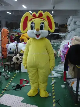 Yellow Mouse Rat Mascot Costume Fancy Dress for Halloween
Yellow Mouse Rat Mascot Costume Fancy Dress for Halloween