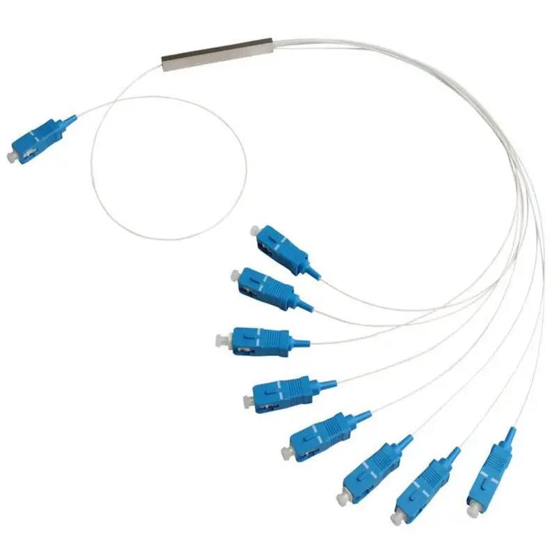 10 шт. epon olt onu system plc splitter 1*8 mini type steel tube optical 1260-1650nm 0 9 мм | Мобильные телефоны и