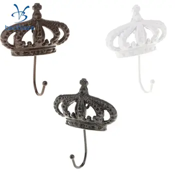 Quality Wall Mounted Coat Cloth Robe Hat Hook Rack Hanger Holder Crown Shape Single Hook Vintage
Quality Wall Mounted Coat Cloth Robe Hat Hook Rack Hanger Holder Crown Shape Single Hook Vintage