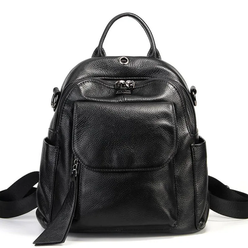 women's bag high quality Cowhide backpack European and American fashion leather retro backpack Multifunction travel backpack
women's bag high quality Cowhide backpack European and American fashion leather retro backpack Multifunction travel backpack