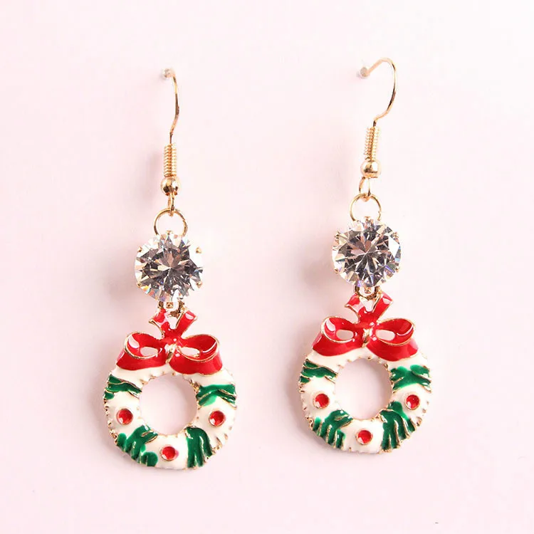 Christmas Butterfly Wreath Earrings Inlaid Zircon Crystal Earrng Exquisite Ear Decor Fashion Jewelry Women Girls Christmas Gifts
Christmas Butterfly Wreath Earrings Inlaid Zircon Crystal Earrng Exquisite Ear Decor Fashion Jewelry Women Girls Christmas Gifts