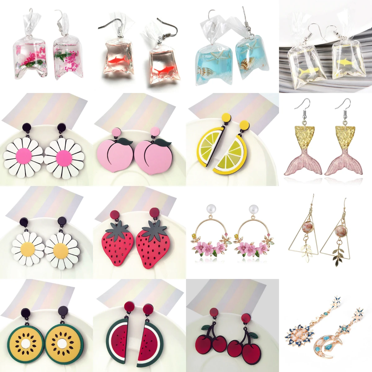 Trendy Fancy Cute Koi Fish Water Bag Flower Dangle Earrings For Women Girls Brincos Anti Graceful Joker Eardrop
Trendy Fancy Cute Koi Fish Water Bag Flower Dangle Earrings For Women Girls Brincos Anti Graceful Joker Eardrop