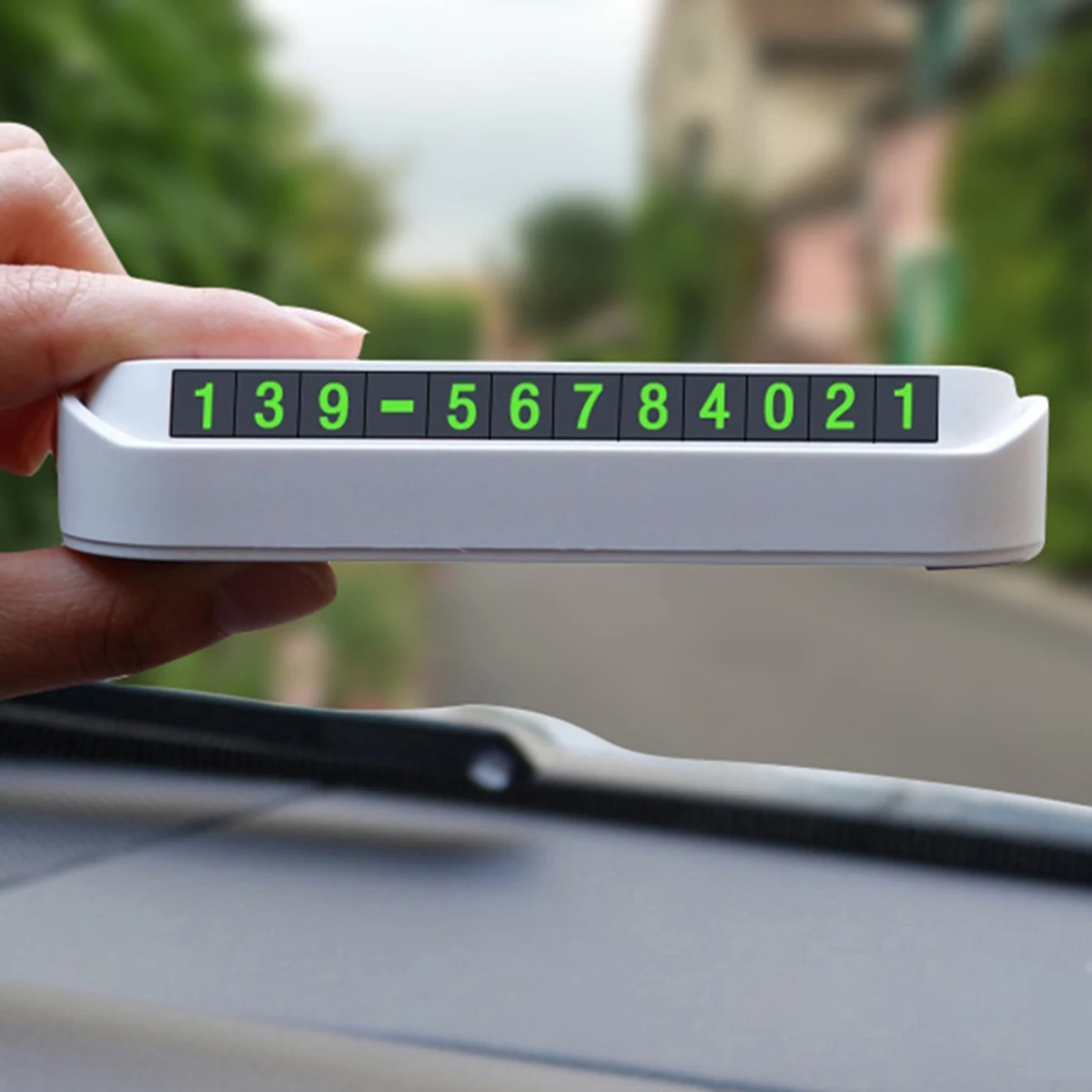 PC ABS Car Temporary Parking Card Phone Magnetic Number Card Plate Telephone Number Car Sun-proof Night Luminous Park Stop
PC ABS Car Temporary Parking Card Phone Magnetic Number Card Plate Telephone Number Car Sun-proof Night Luminous Park Stop